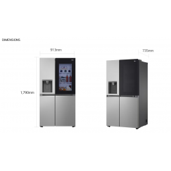 Réfrigérateur congélateur LG GSGV80PYLD
