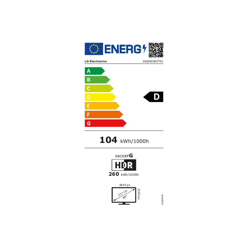Télévision LG 86QNED85T6C