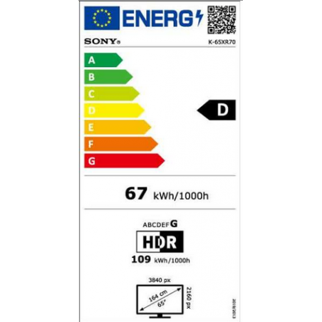 Télévision SONY K65XR70AEP