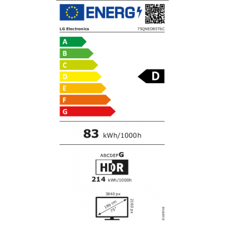 Télévision LG 75QNED85T6C