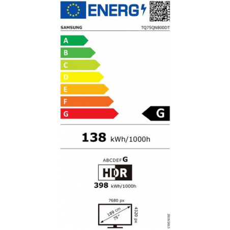 Télévision SAMSUNG TQ75QN800D