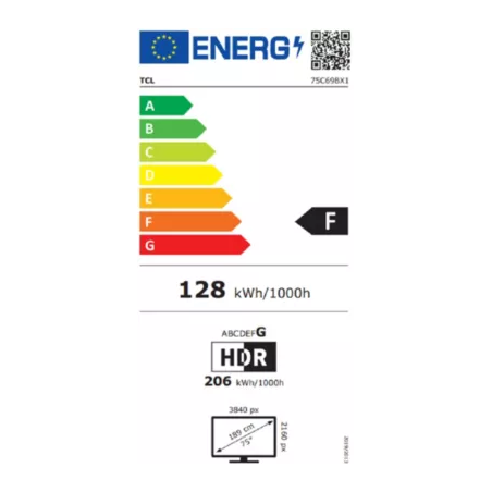 Télévision TCL 75C69B