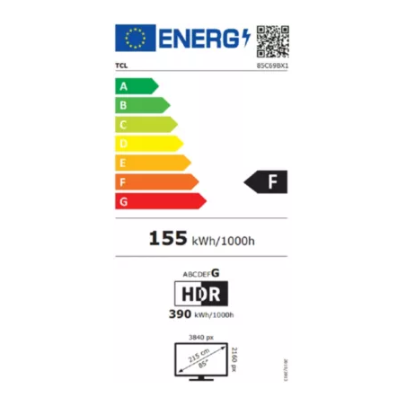Télévision TCL 85C69B
