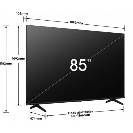 Télévision HISENSE 85E7NQ
