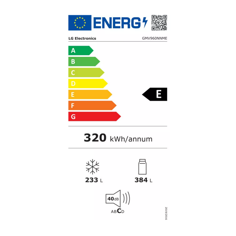 Réfrigérateur congélateur LG GMV960NNME