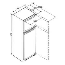 Réfrigérateur congélateur LIEBHERR CTPE251-26