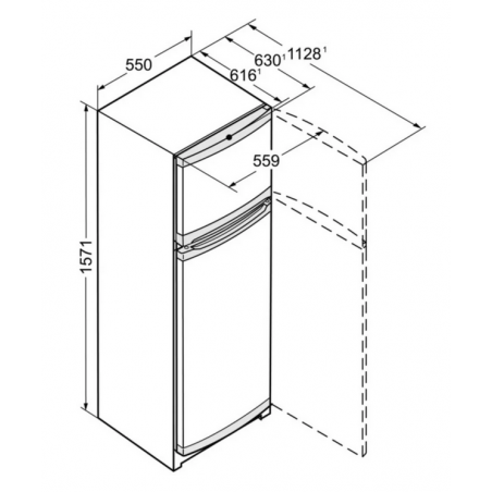 Réfrigérateur congélateur LIEBHERR CTPE251-26