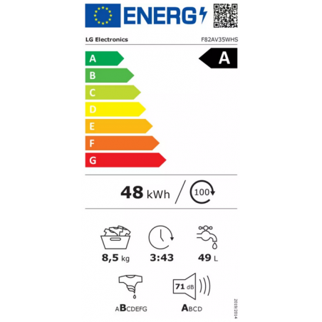 Lave Linge LG F82AV35WHS