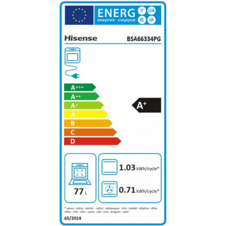 Four HISENSE BSA66334PG