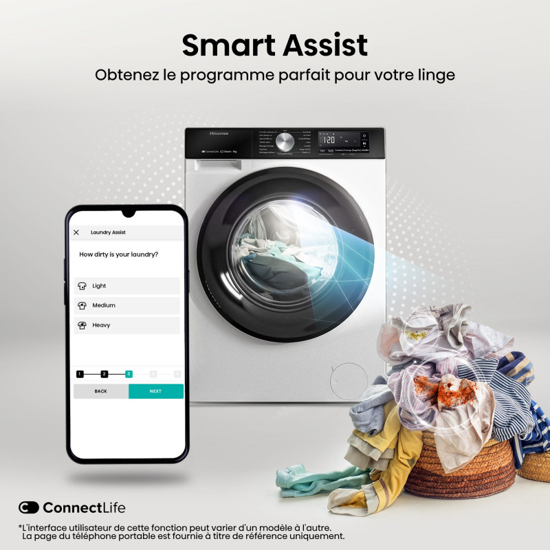 Lave Linge HISENSE WF3S9043BB3