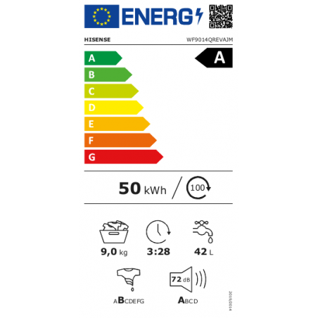 Lave Linge HISENSE WF9014QREVAJM