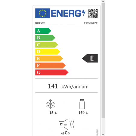 Réfrigérateur Une Porte HISENSE RR220D4BDE