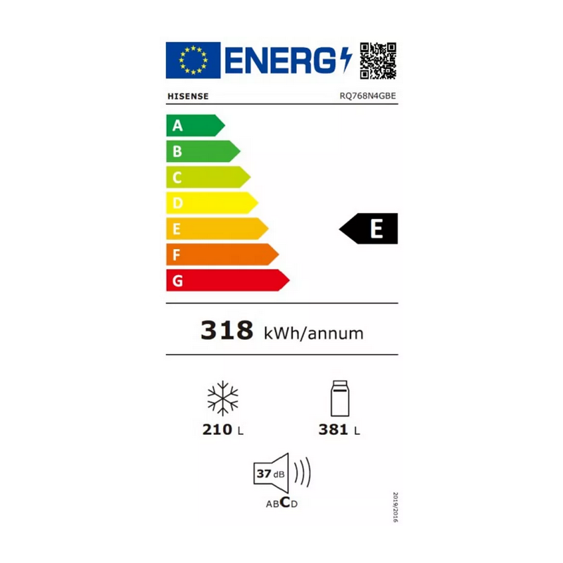 Réfrigérateur congélateur HISENSE RQ768N4GBE