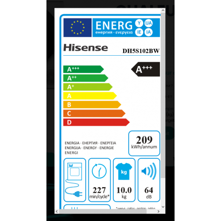 Sèche Linge HISENSE DH5S102BW