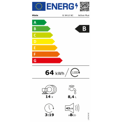 Lave Vaisselle MIELE G5412SC BLANC