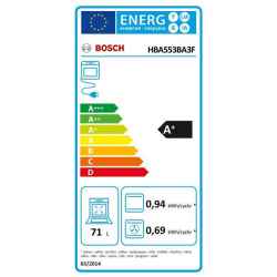 Four BOSCH HBA553BA3F