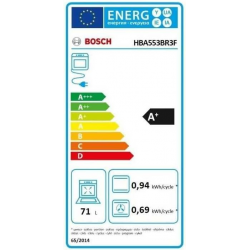 Four BOSCH HBA553BR3F