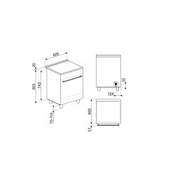 Cuisinière SMEG C6IPBLT2