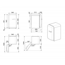 Réfrigérateur Une Porte SMEG FAB10HLRD6