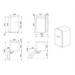 Réfrigérateur Une Porte SMEG FAB10HLBL6