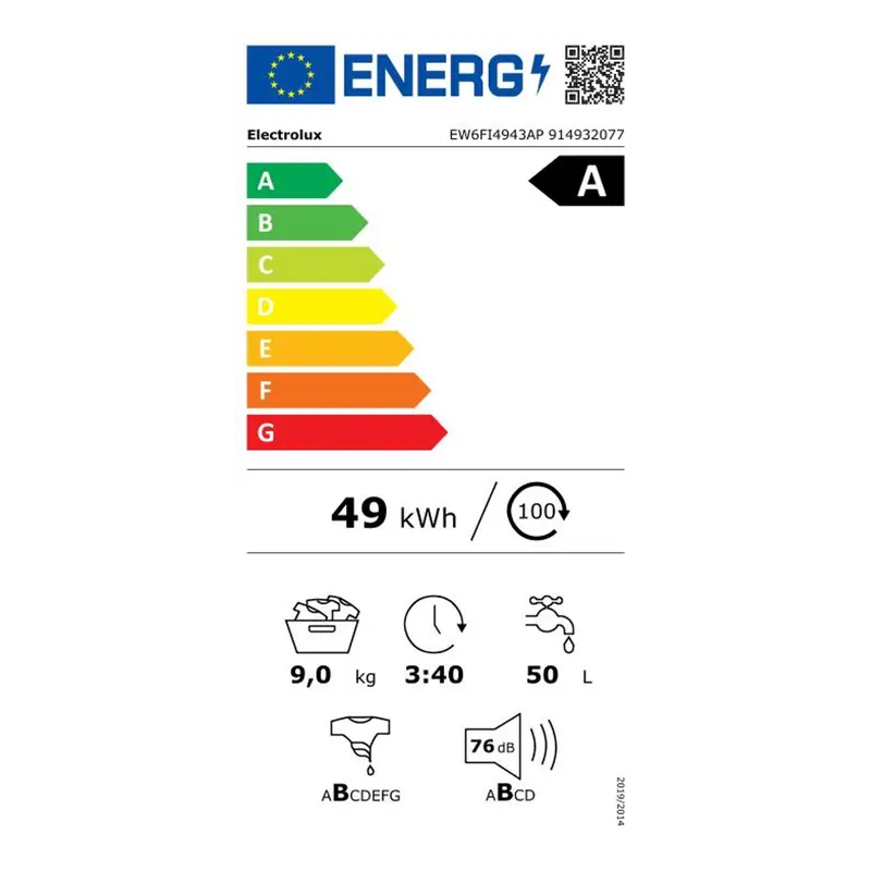 Lave Linge ELECTROLUX EW6FI4943AP
