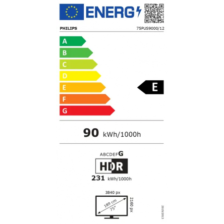 Télévision PHILIPS 75PUS900/12