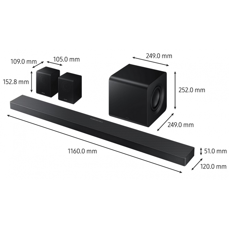 Barre de son SAMSUNG HW-QS760F/XE