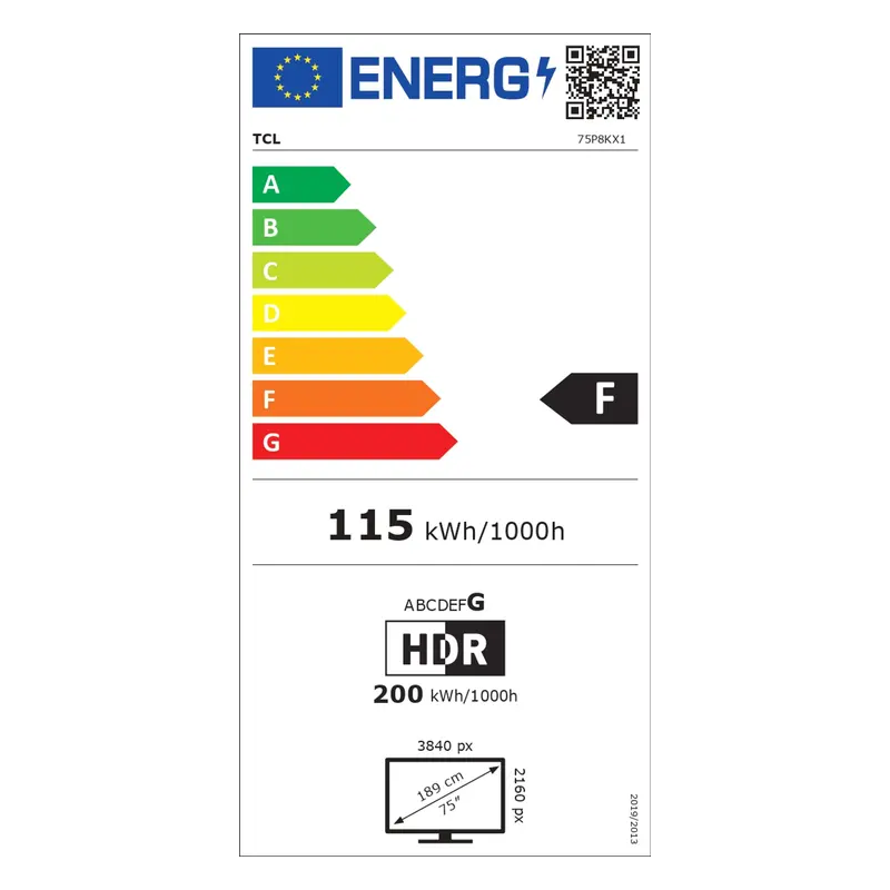 Télévision TCL 75P8K