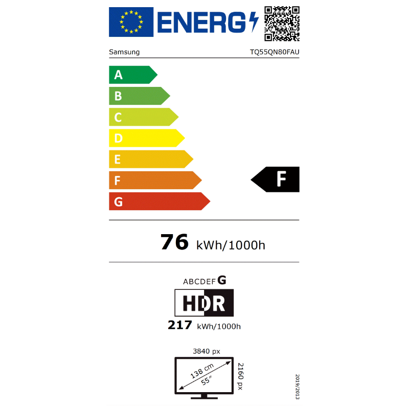 Télévision SAMSUNG TQ55QN80F