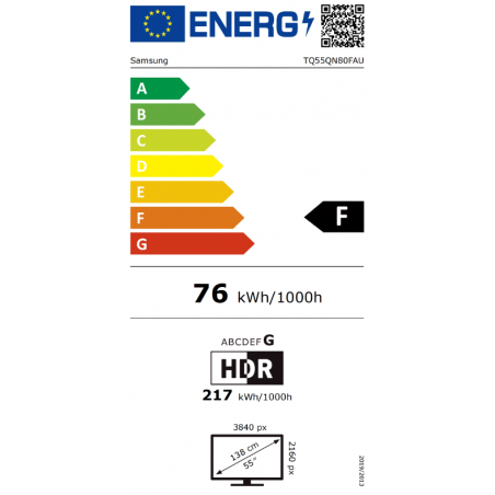 Télévision SAMSUNG TQ55QN80F