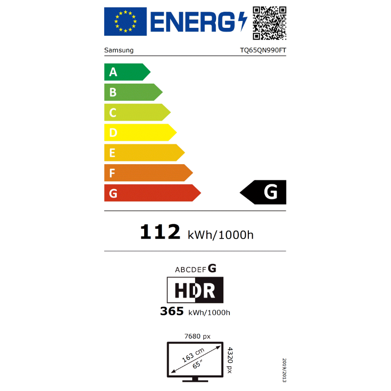 Télévision SAMSUNG TQ65QN990F