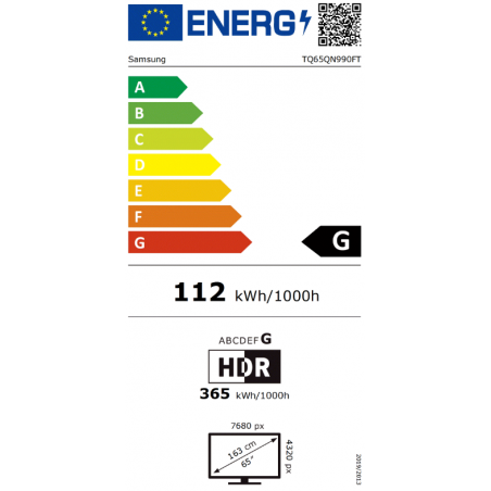 Télévision SAMSUNG TQ65QN990F
