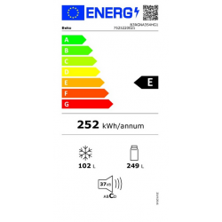 Réfrigérateur congélateur BEKO B3RGNA354HG1
