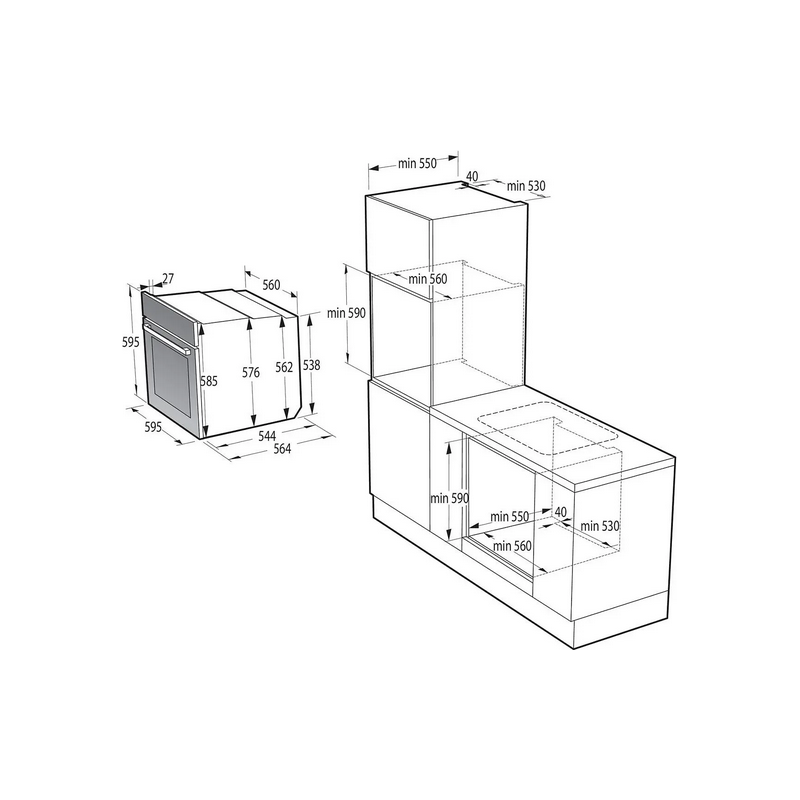 Four HISENSE BI64211EPB