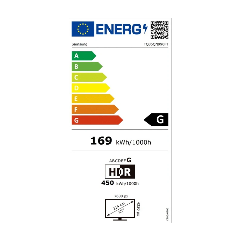 Télévision SAMSUNG TQ85QN990F