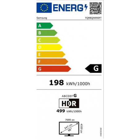 Télévision SAMSUNG TQ98QN990F