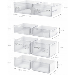 Réfrigérateur congélateur BOSCH KFN96VPEA