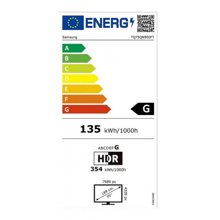 Télévision SAMSUNG TQ75QN900F
