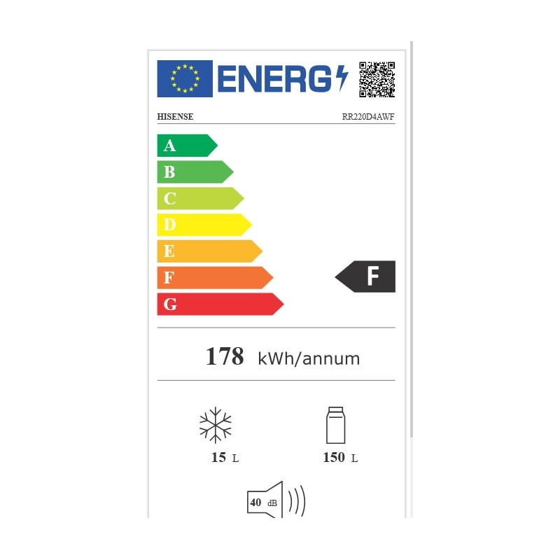 Réfrigérateur Une Porte HISENSE RR220D4AWF