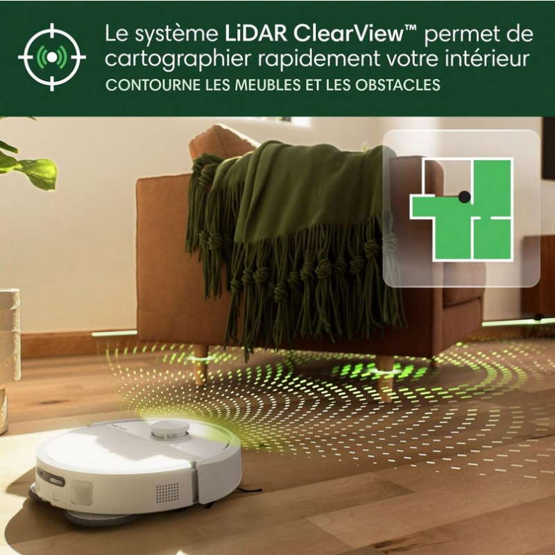 Aspirateur I ROBOT ROOMBA PLUS 405PLUS AWD BLANC