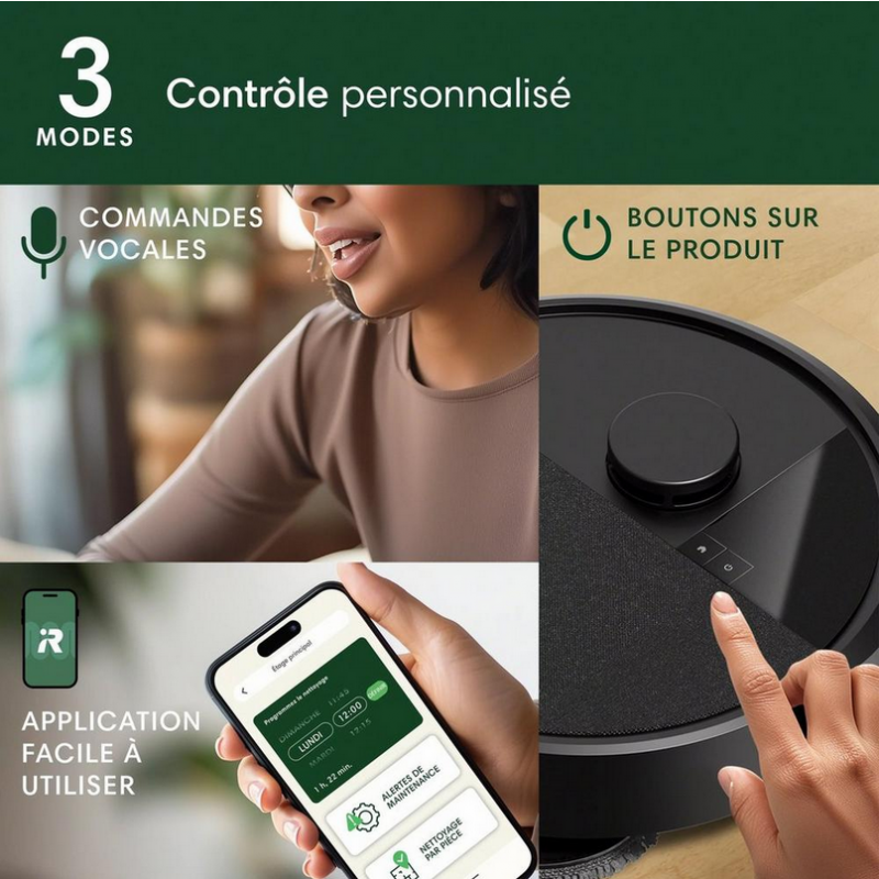 Aspirateur I ROBOT ROOMBA PLUS 405PLUS AWD NOIR