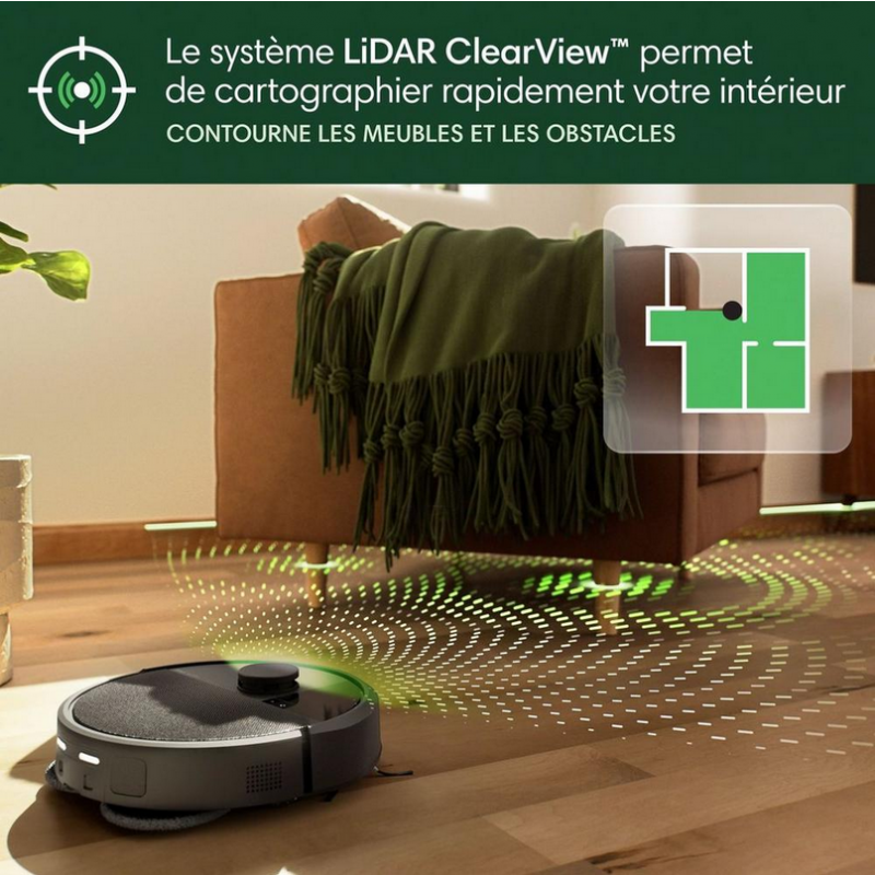 Aspirateur I ROBOT ROOMBA PLUS 405PLUS AWD NOIR