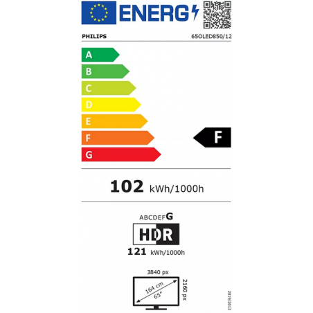 Télévision PHILIPS 65OLED850/12