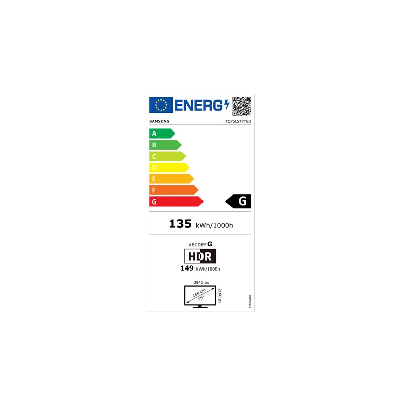 Télévision SAMSUNG TQ75LST7TG