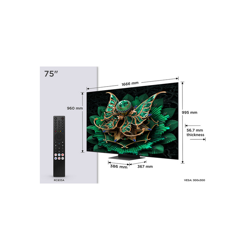 Télévision TCL 75C7K
