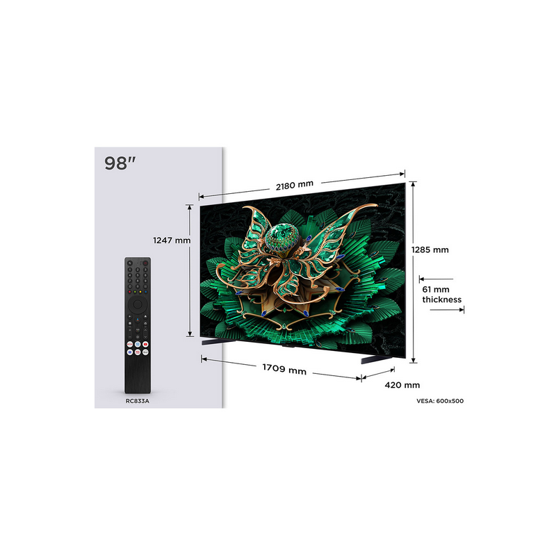 Télévision TCL 98C7K