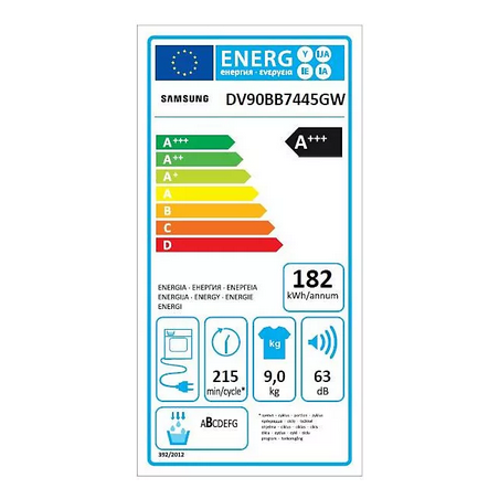 Sèche Linge SAMSUNG DV90BB7445GWS3
