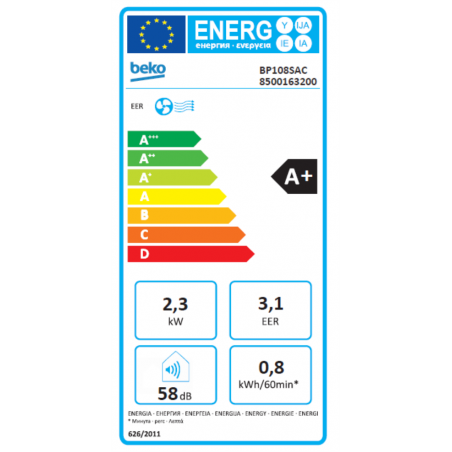 Ventilateur / Climatiseur BEKO BP108 SAC