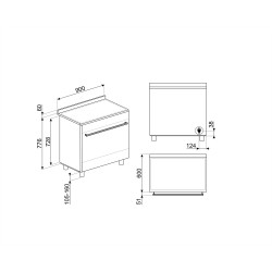 Cuisinière SMEG SCD91CMX9