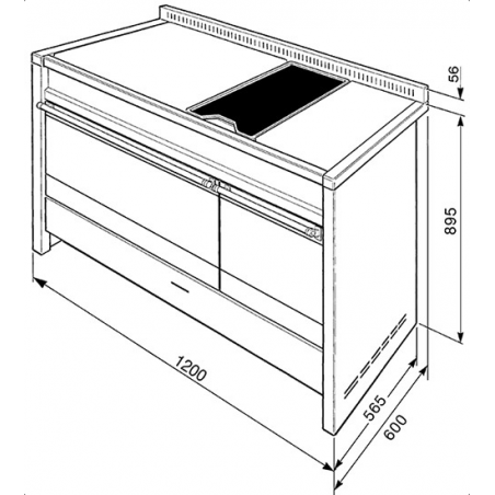 Cuisinière SMEG A3-81